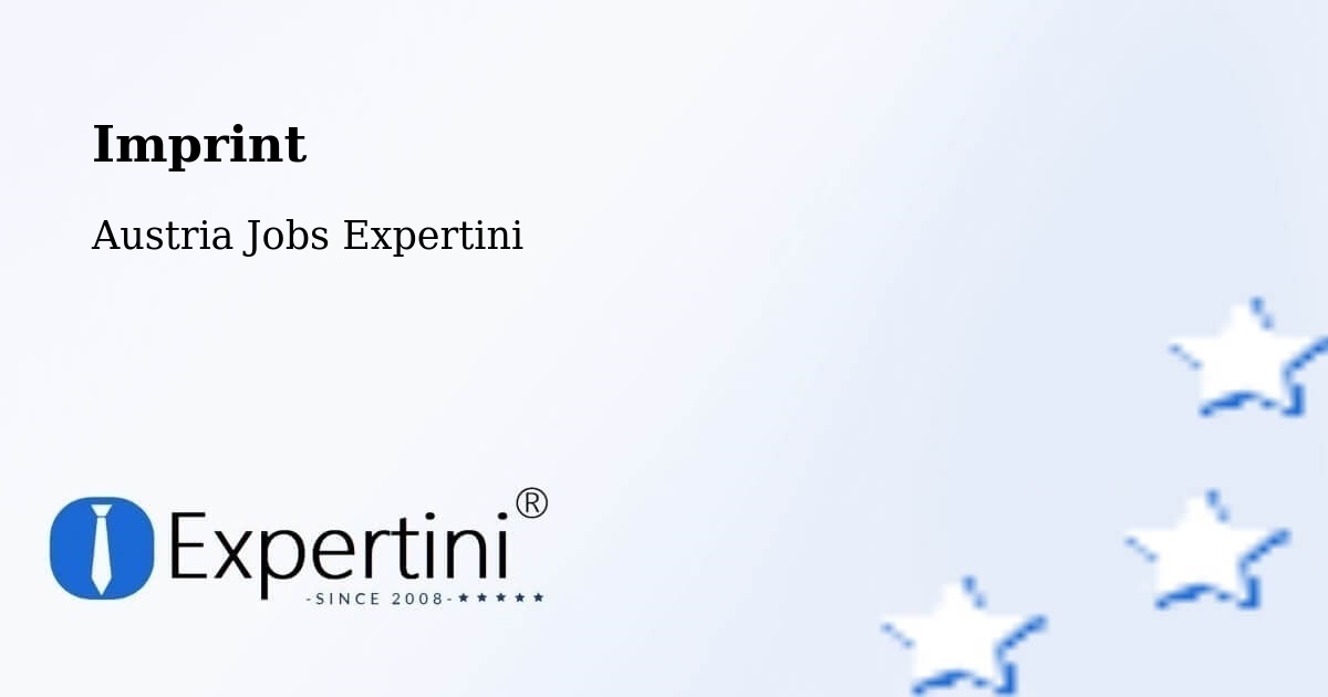 Imprint – Leobendorf - Austria Jobs Expertini